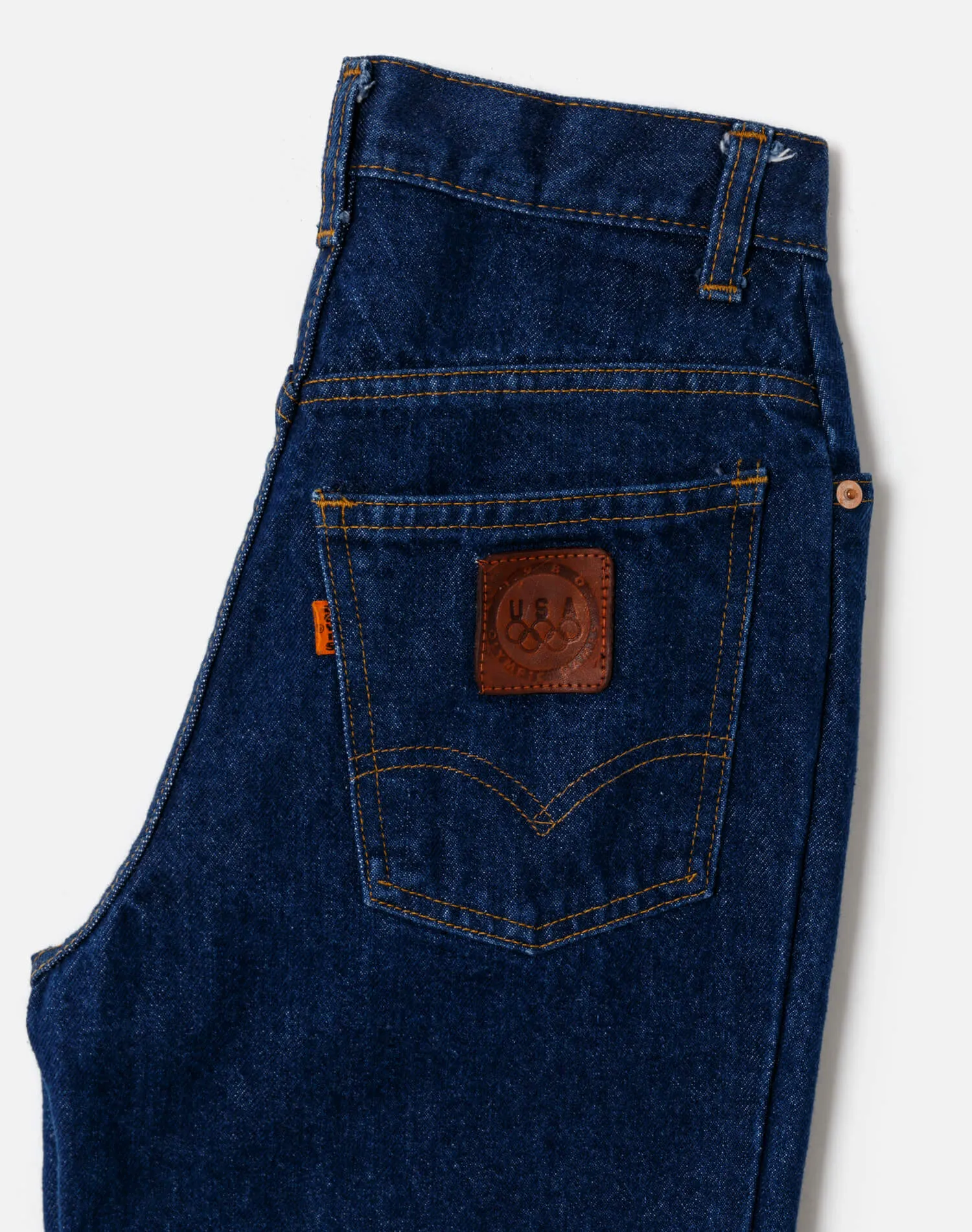 1980 Orange Tab Levi's Olympics Jeans