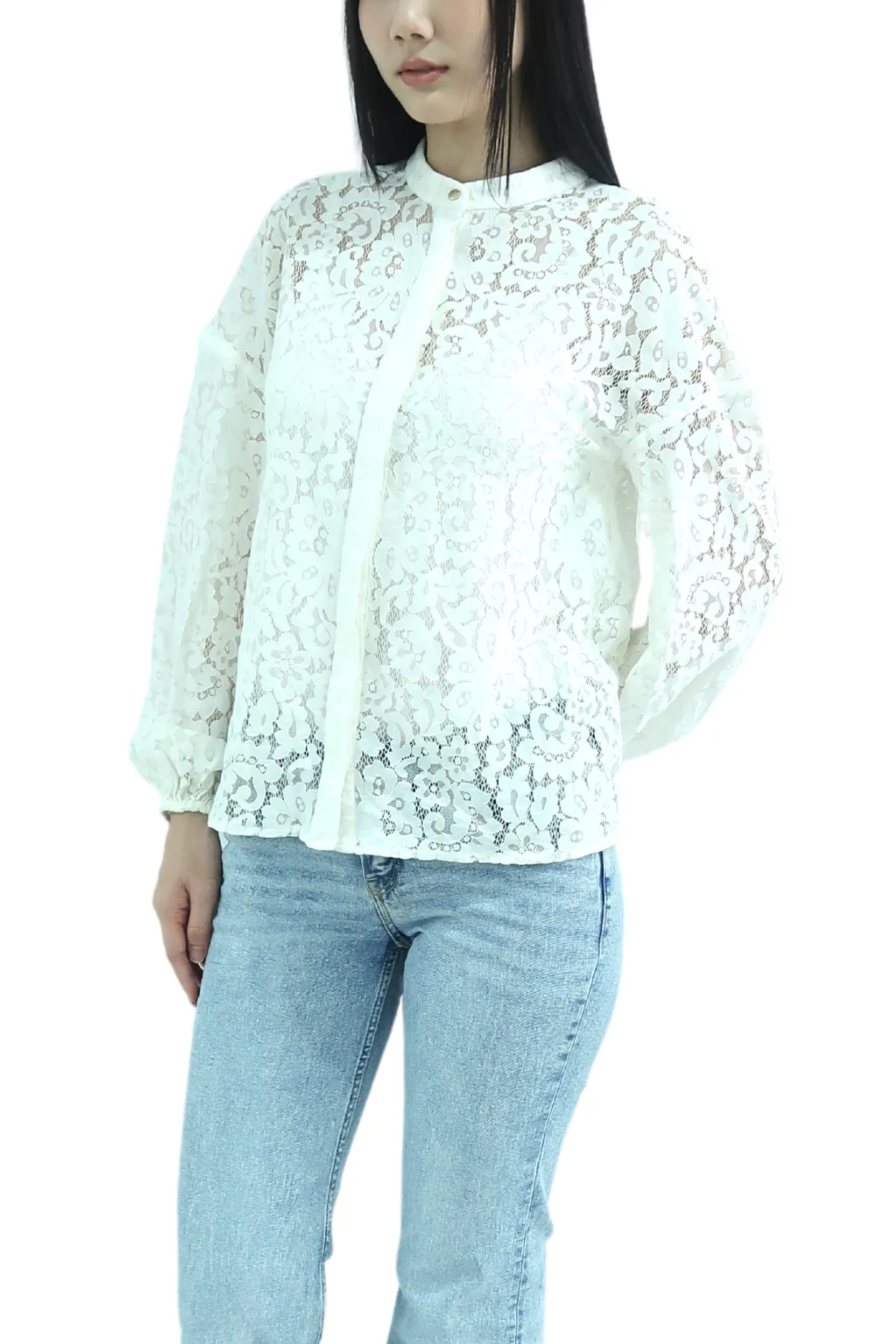 Alice McCall Lace Long Sleeve Blouse