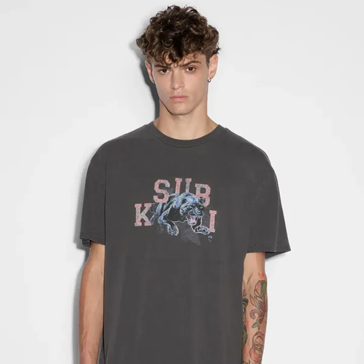 Apex Biggie Ss Tee (Faded Black) - KMPF24TE046016