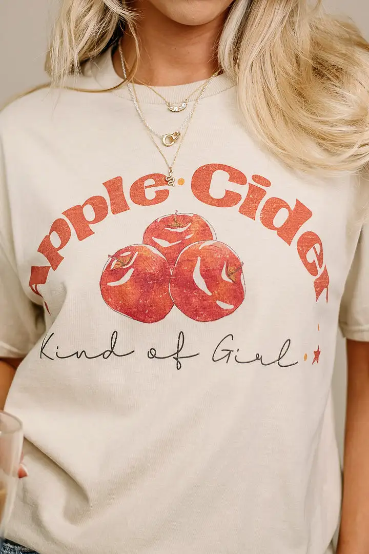 Apple Cider Kind Of Girl Graphic Tee