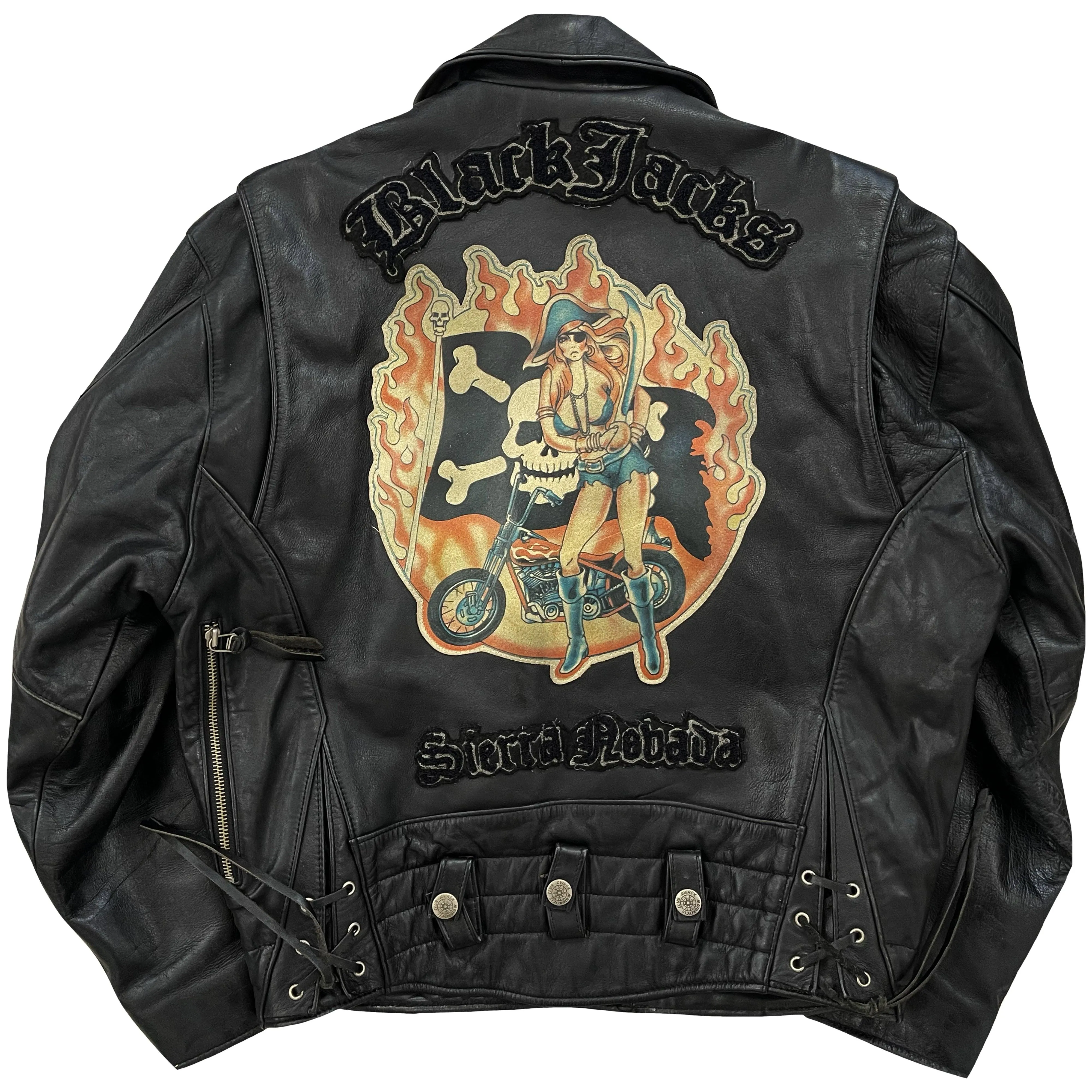 Avirex Leather Biker Jacket