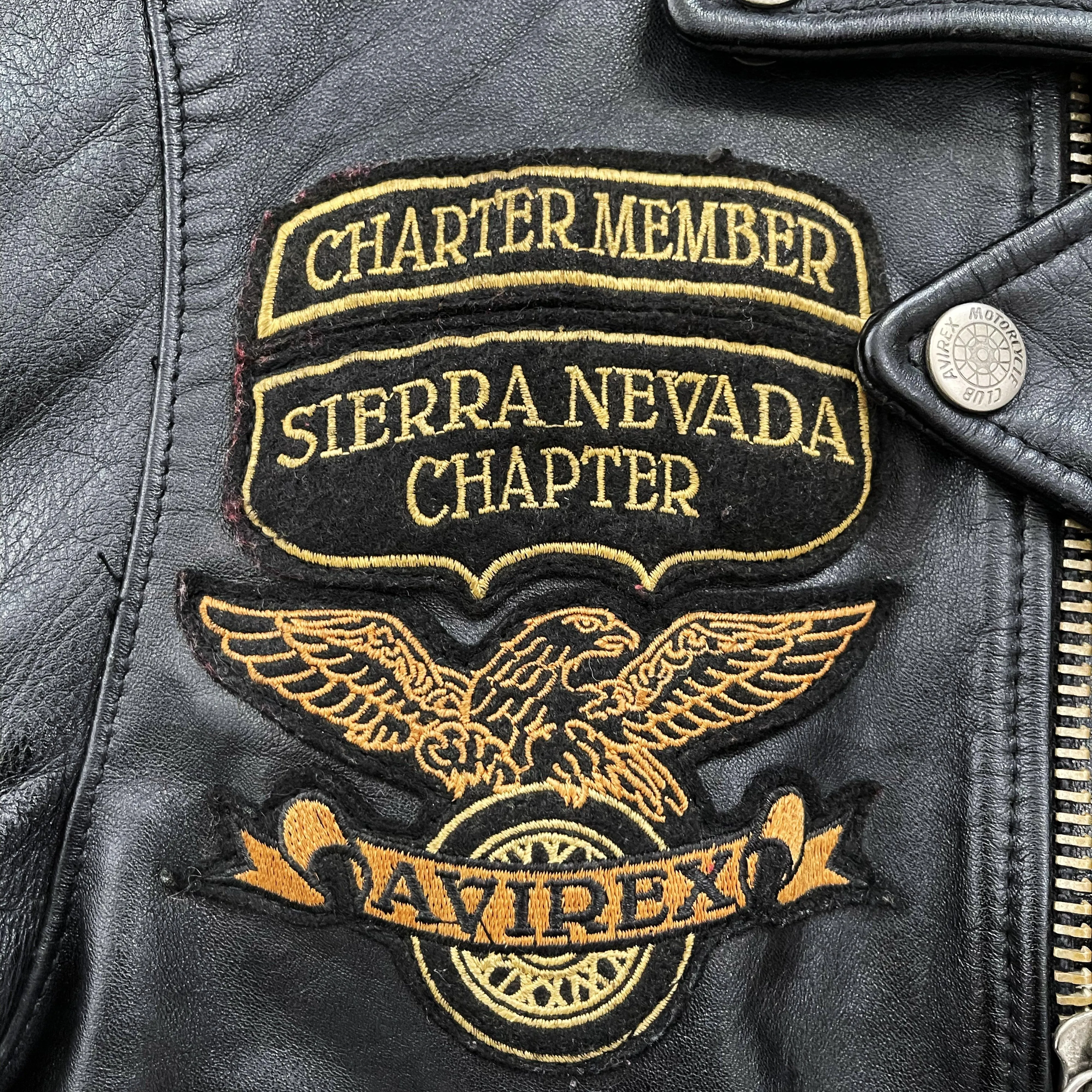 Avirex Leather Biker Jacket