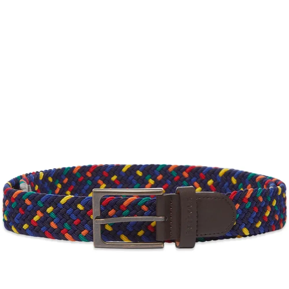 Barbour Braided Effect Buckle Belt