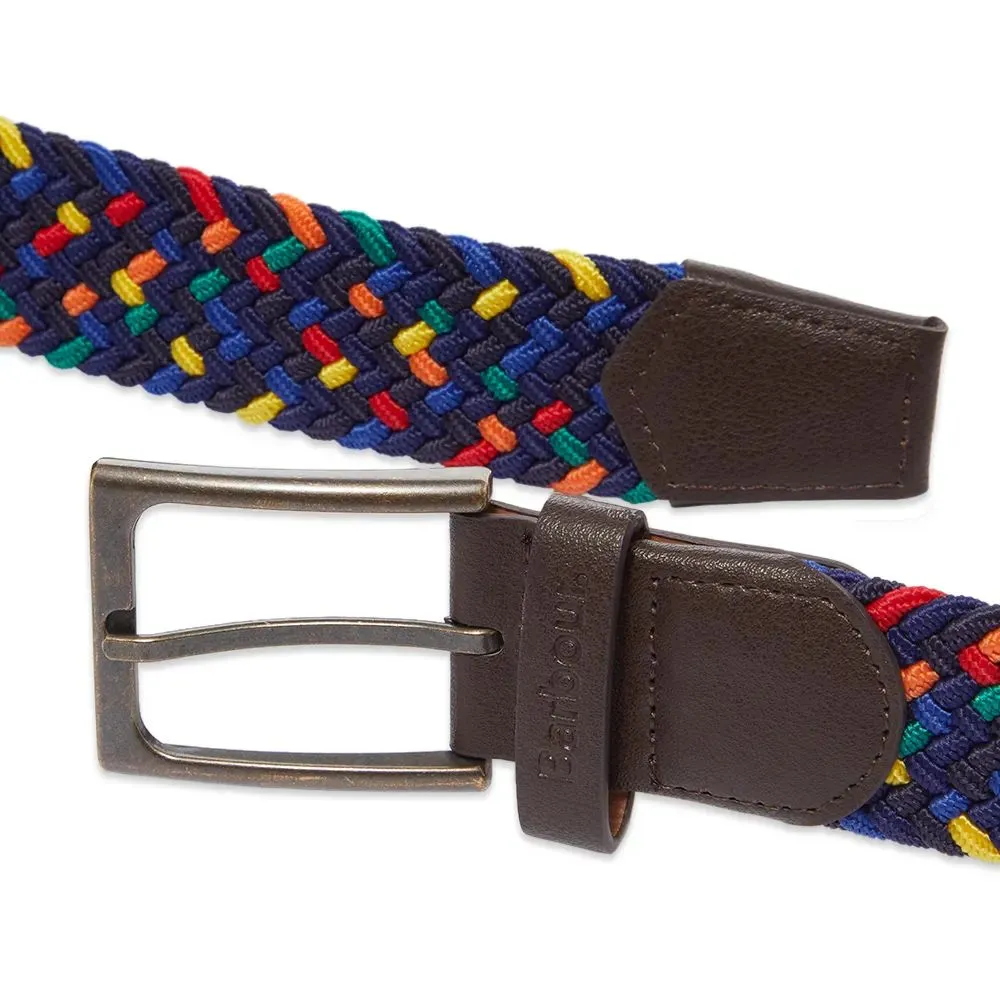 Barbour Braided Effect Buckle Belt