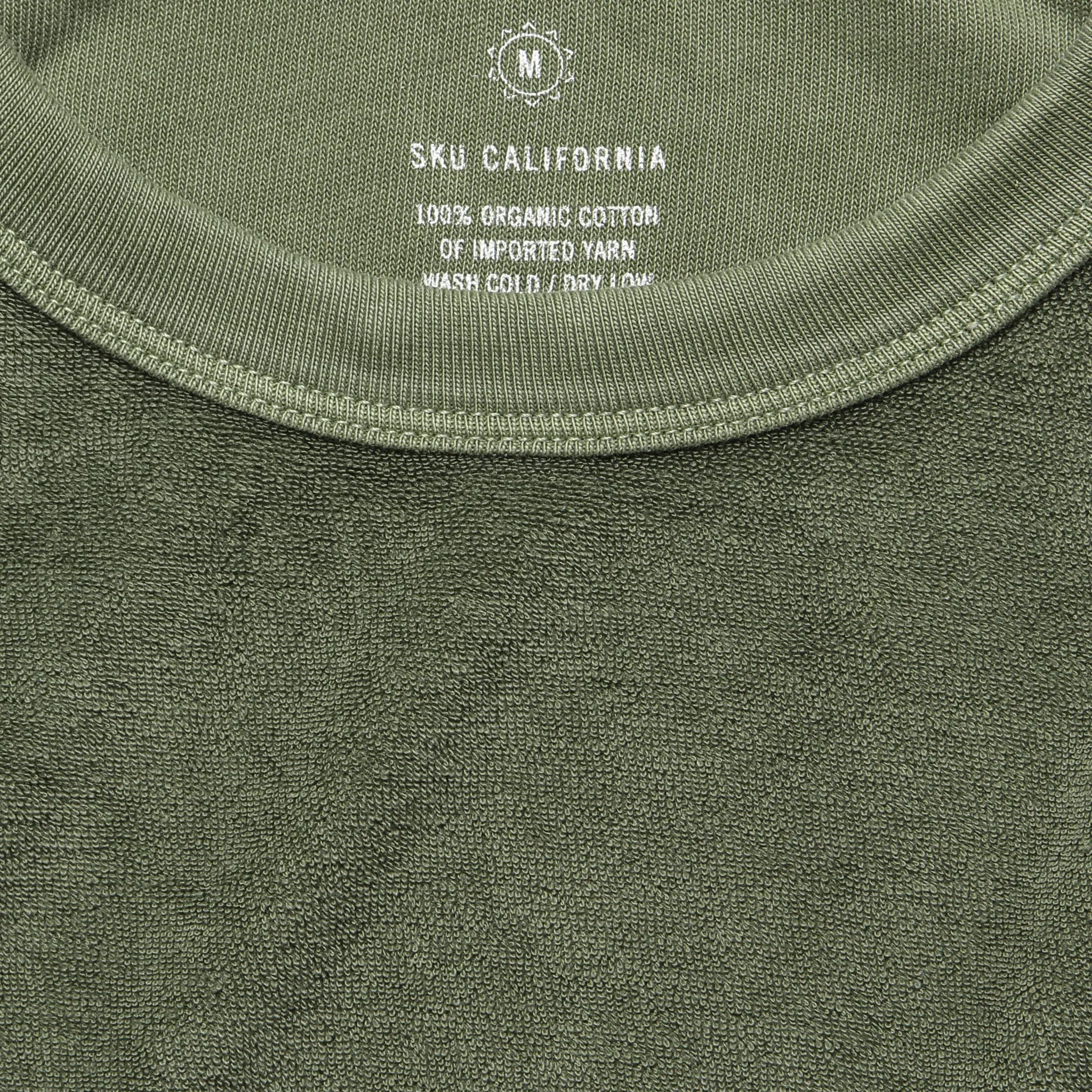 Beach Terry Sweatshirt - Olive