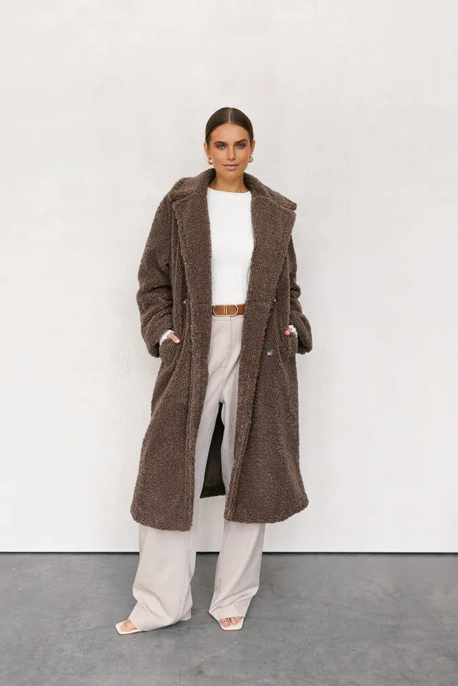 Belinda Coat- Brown