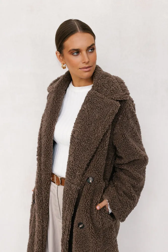 Belinda Coat- Brown