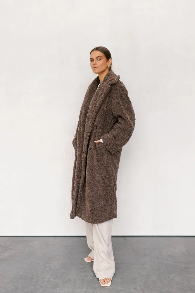 Belinda Coat- Brown