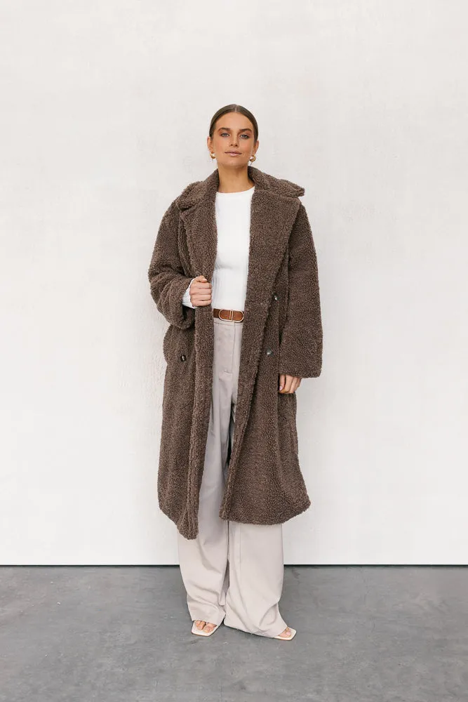 Belinda Coat- Brown