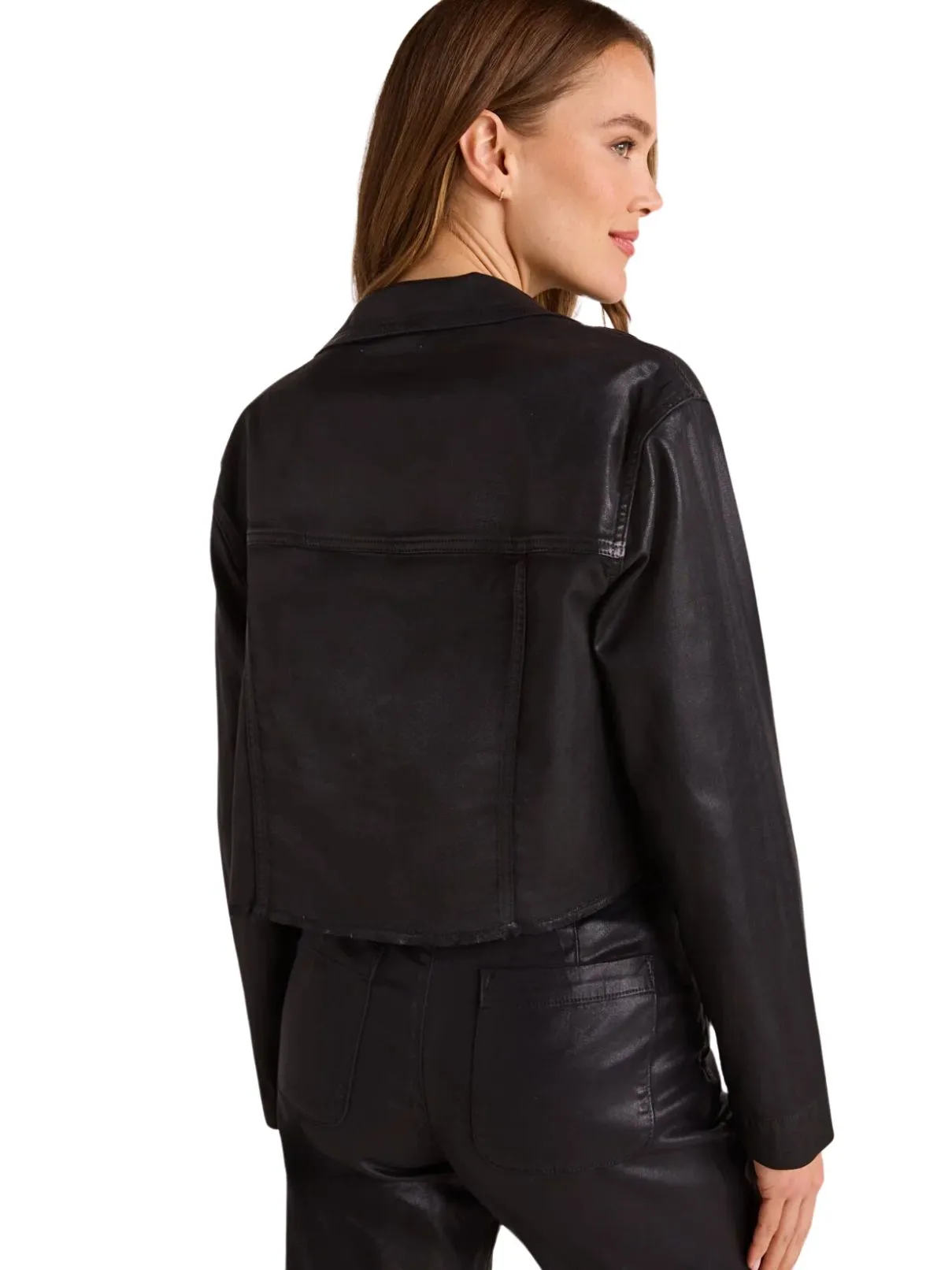 Bella Dahl Cropped Jacket in Black