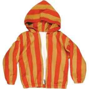 Bizz x Siss Wide Stripe Stoker Jacket, Yellow/Red