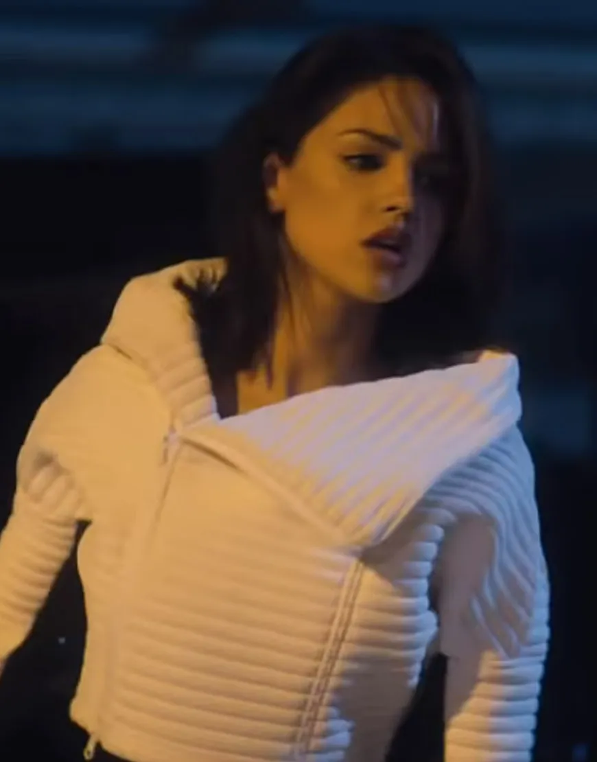 Bloodshot Eiza Gonzalez White Jacket - Bloodshot Jacket