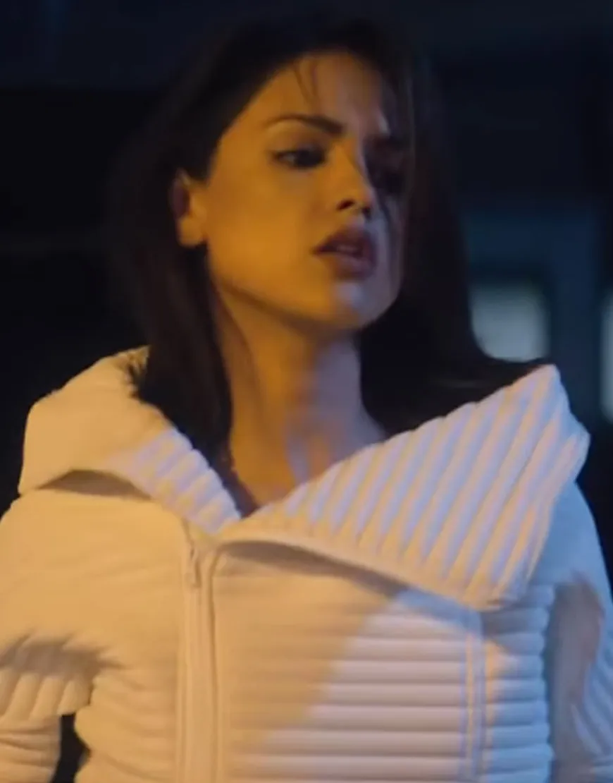 Bloodshot Eiza Gonzalez White Jacket - Bloodshot Jacket