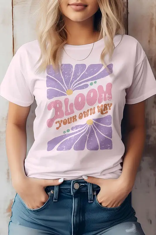 Bloom Your Own Way Boho Graphic T-Shirt