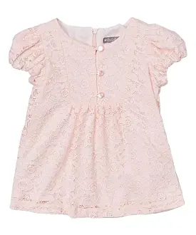 Blush Lace Cap-Sleeve Top