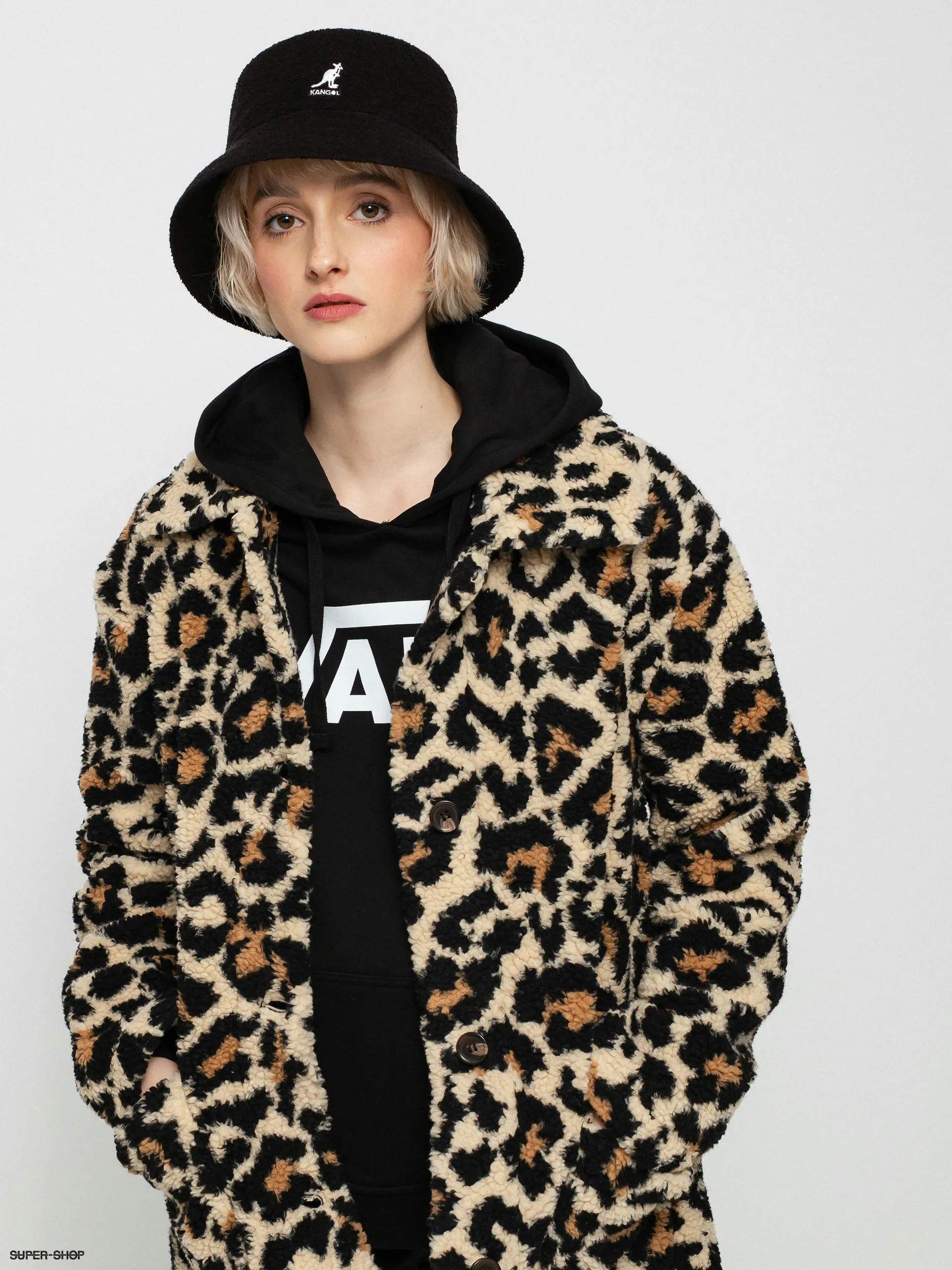 Brixton Bern Coat Jacket Wmn (leopard)