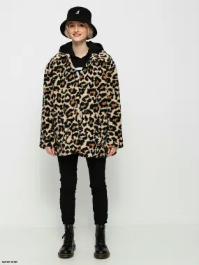 Brixton Bern Coat Jacket Wmn (leopard)