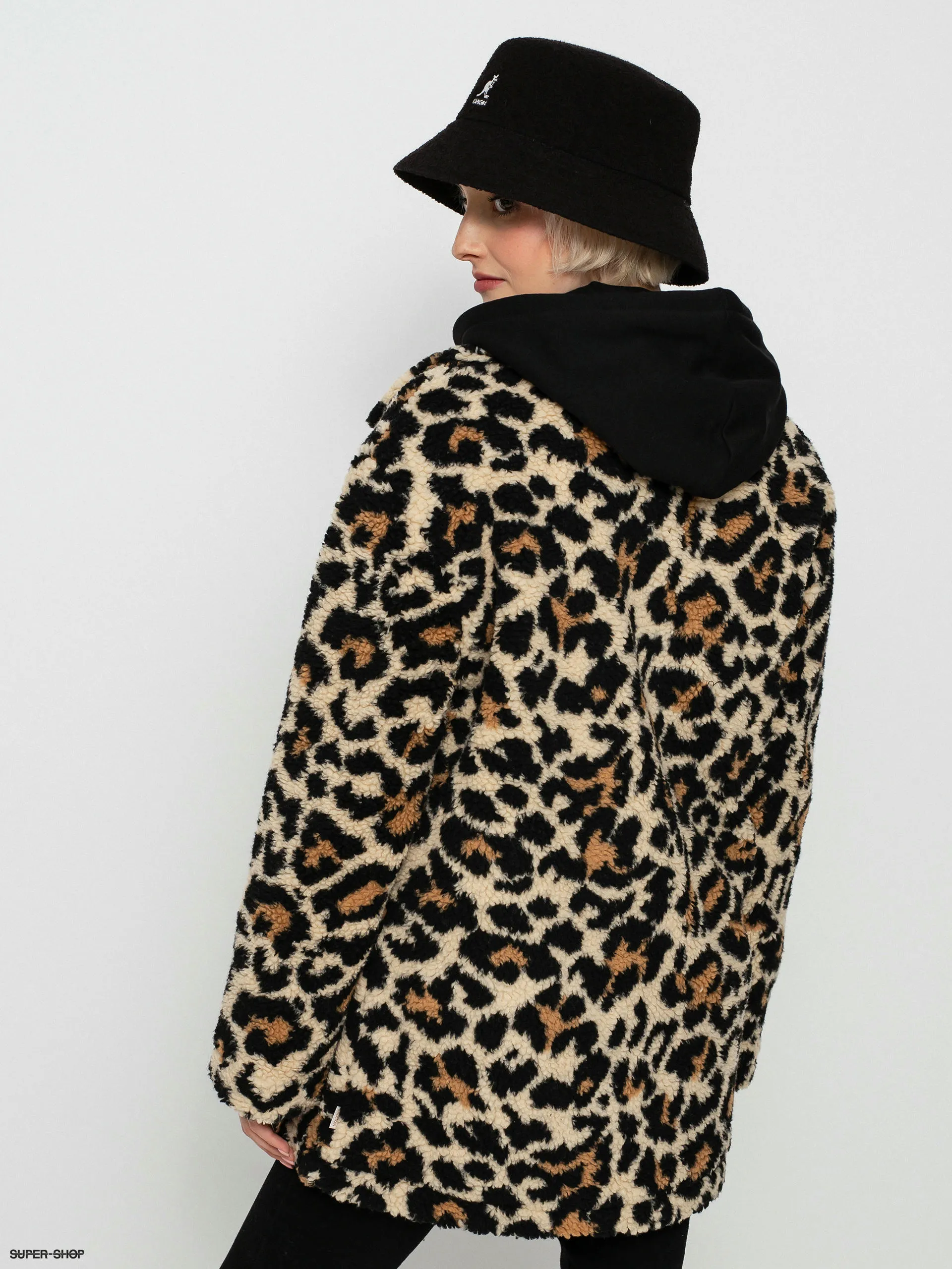 Brixton Bern Coat Jacket Wmn (leopard)