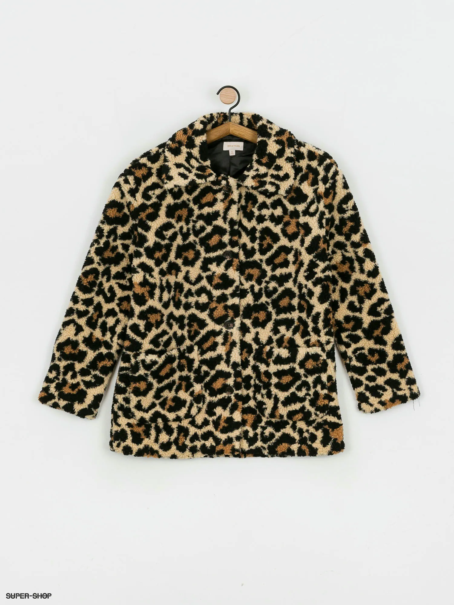 Brixton Bern Coat Jacket Wmn (leopard)