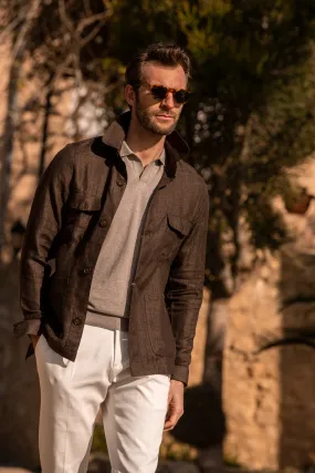 Brown Safari Jacket – Made in Italy