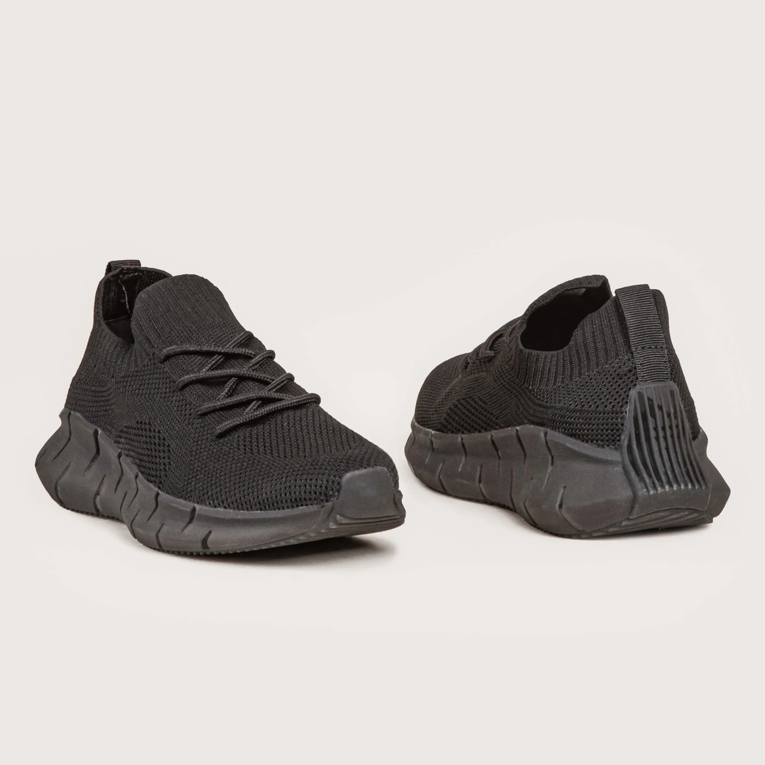 Burst Flyknit Sneaker - Black