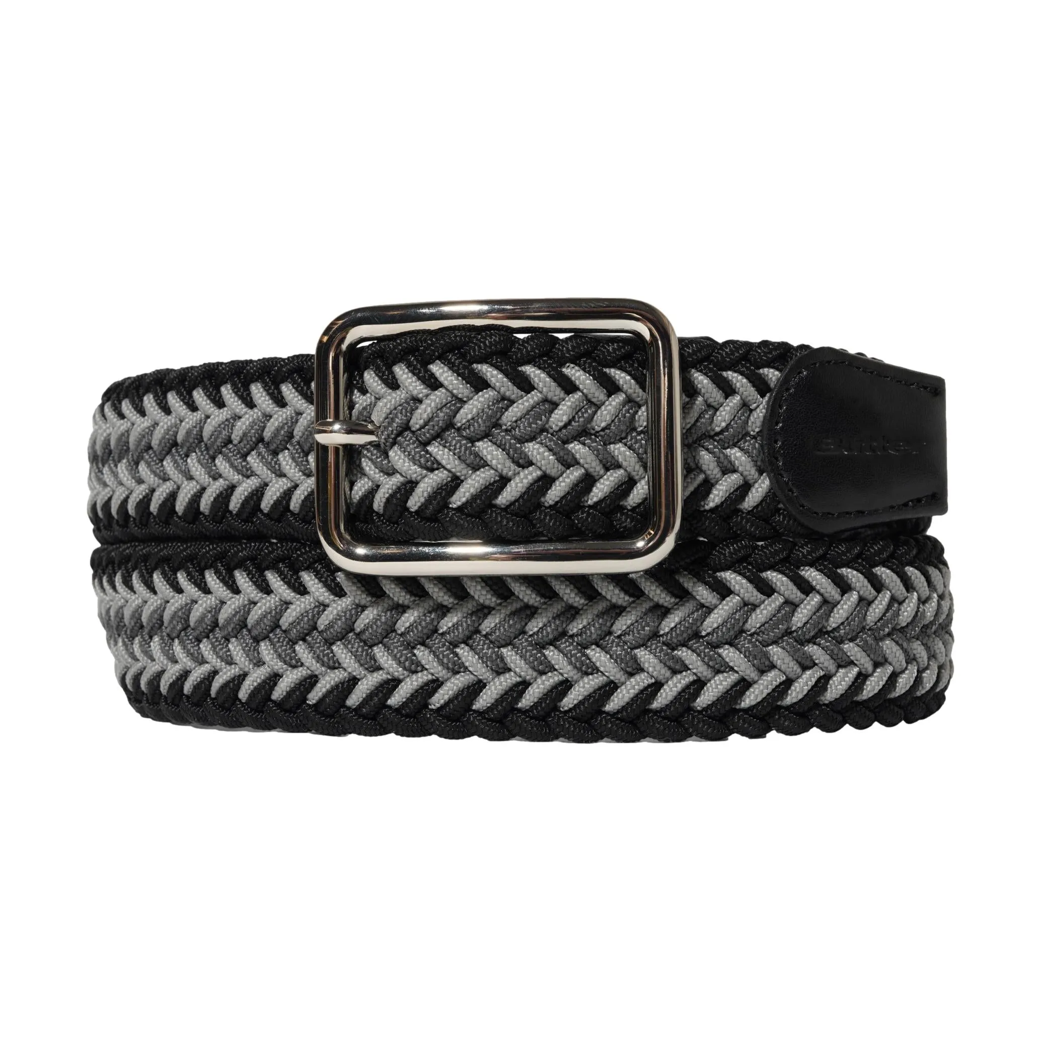 Butter Braided Belt Black/Grey