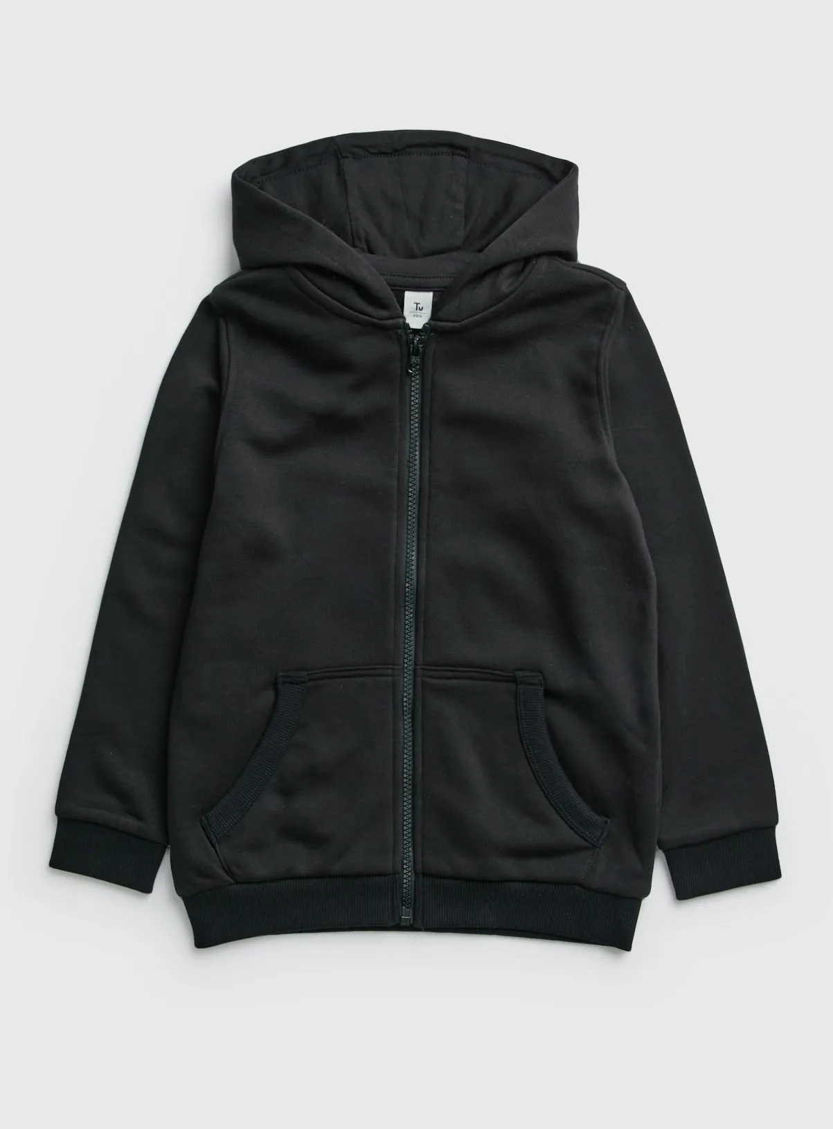 Buy Black Zip Through Hoodie 2 years | Jumpers and hoodies | Tu