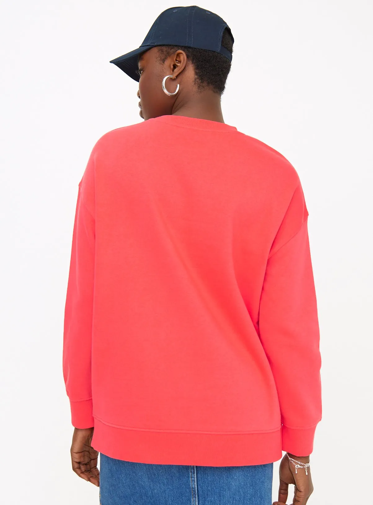 Buy Coral Oversized New York Sweatshirt XL | Hoodies and sweatshirts | Tu