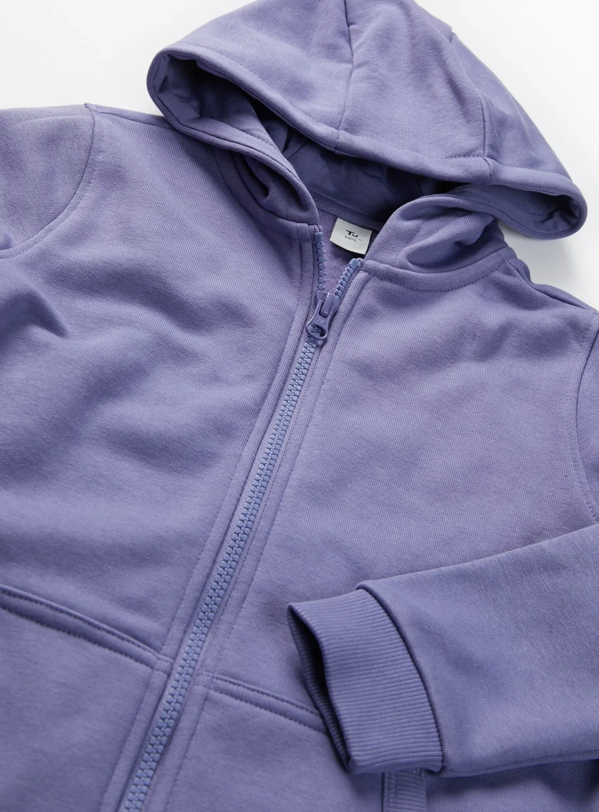 Buy Purple Zip-Through Hoodie 9 years | Jumpers and hoodies | Tu