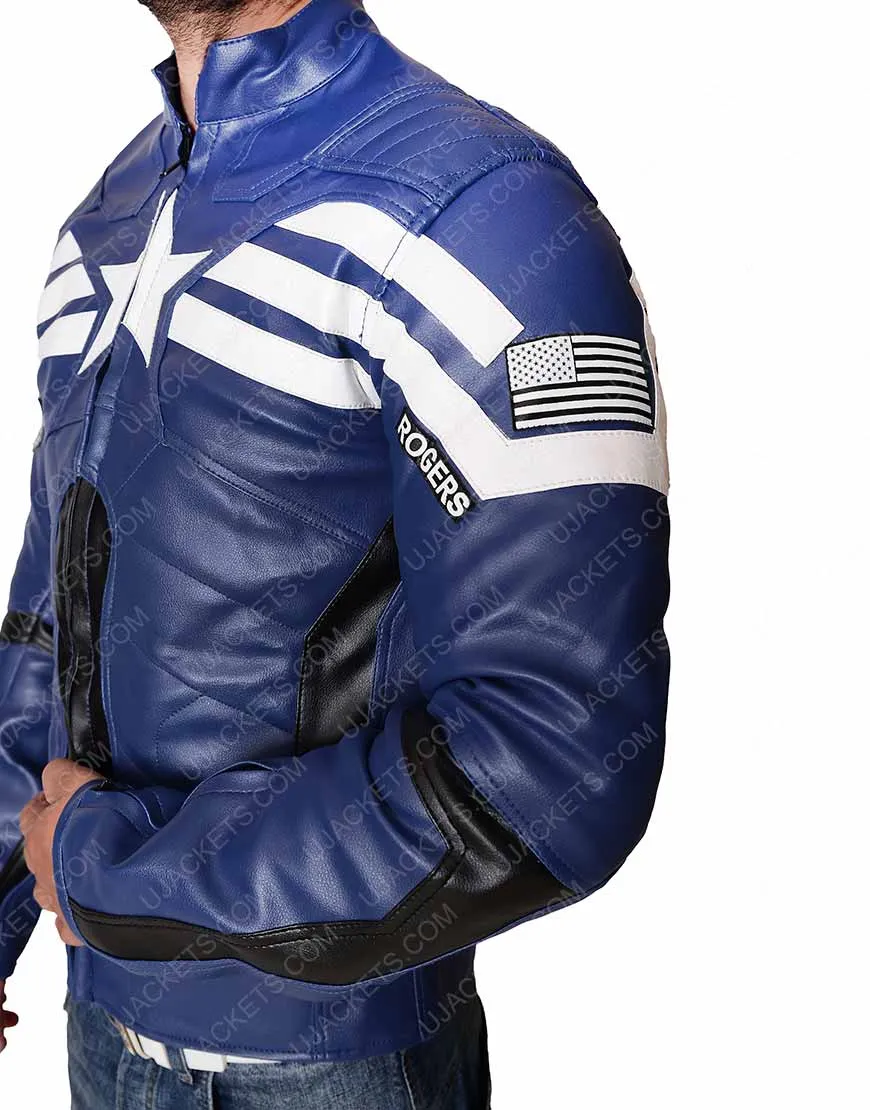 Captain America Winter Soldier Leather Jacket by Chris Evans - UJackets