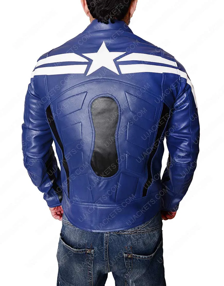 Captain America Winter Soldier Leather Jacket by Chris Evans - UJackets