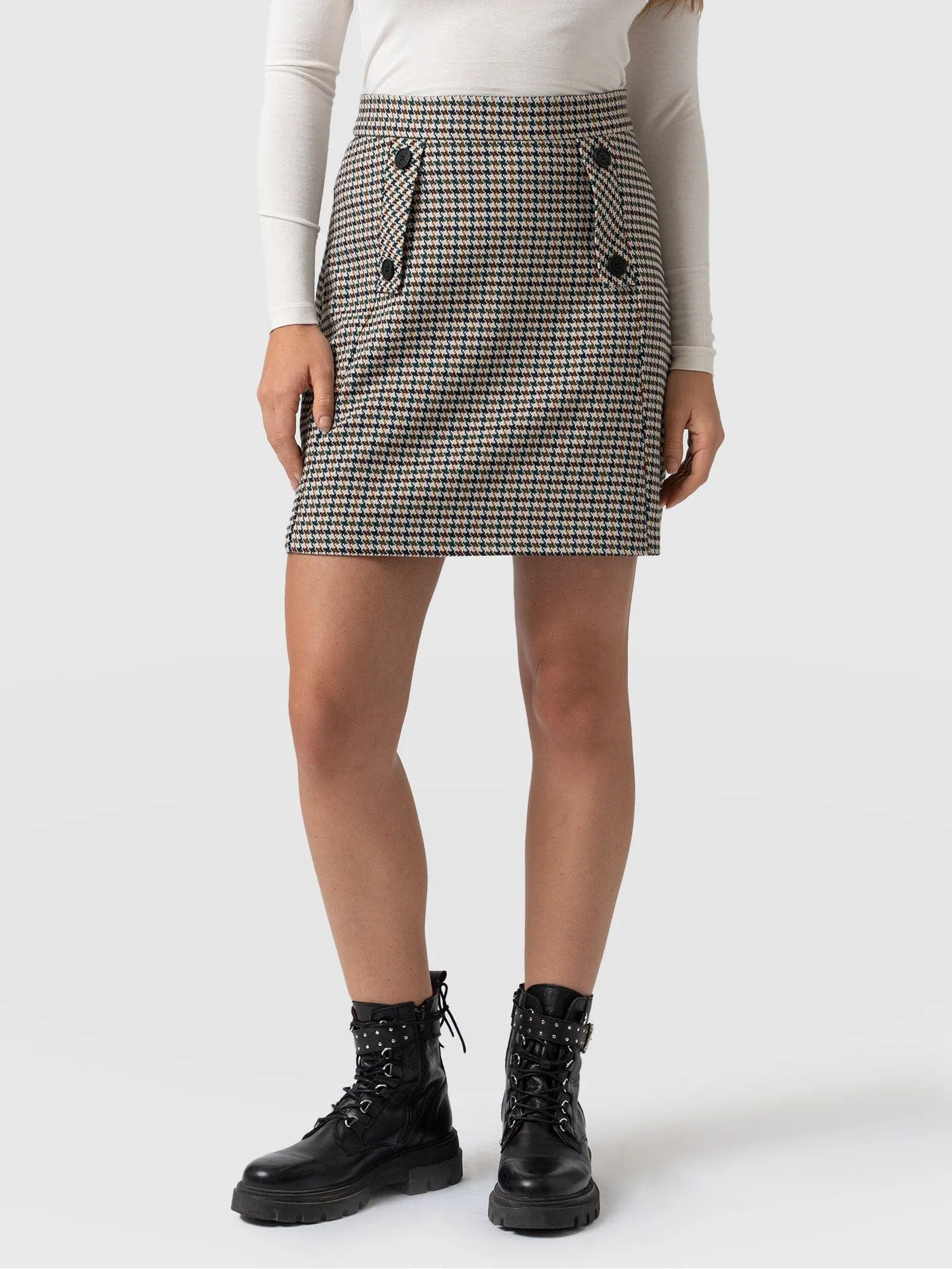 Carnaby Mini Skirt - Saxon Jacquard