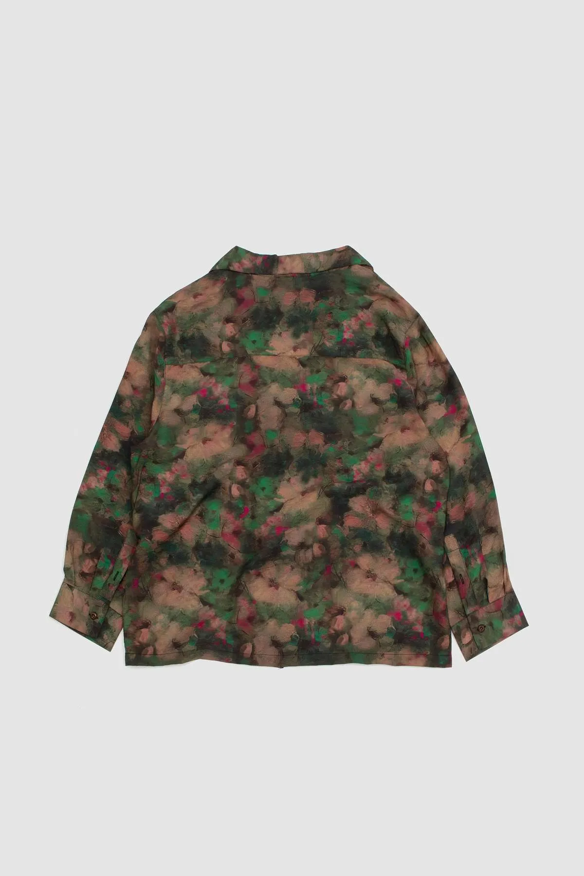 Charlot LS Camp Shirt - Water Color Floral