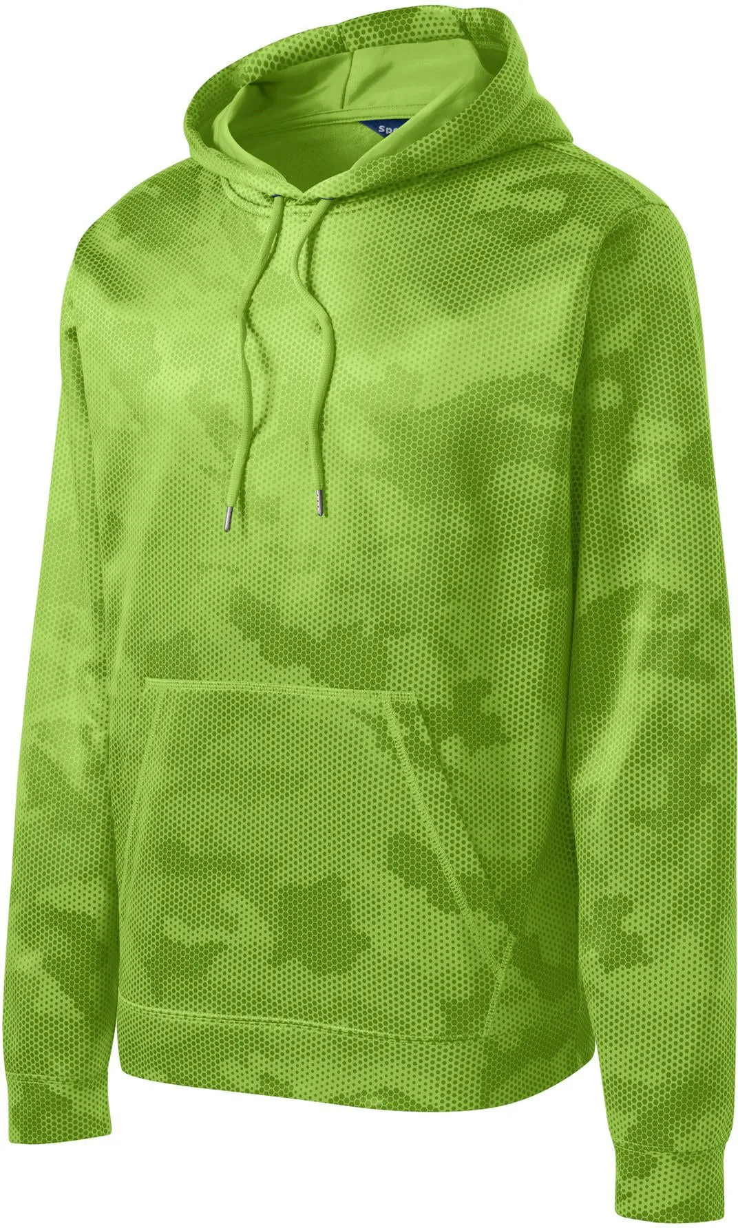 CLOSEOUT - Sport-Tek Sport-Wick Camohex Fleece Hooded Pullover