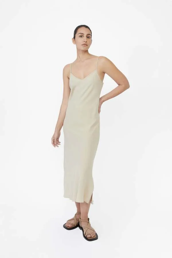 Cupro Bias Slip Dress