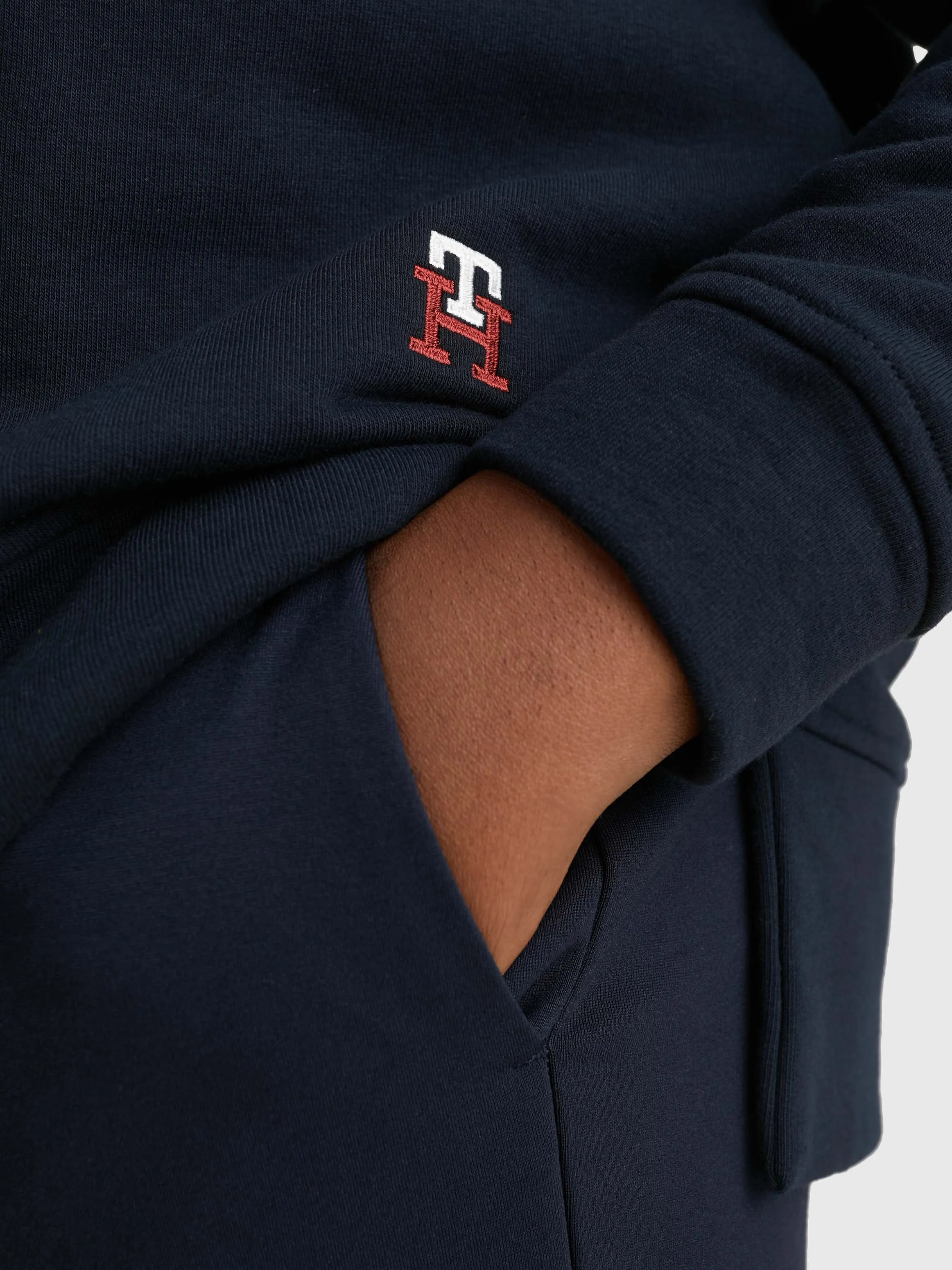 Curve Sport Fit V-Neck Jumper | Sweatshirts & Hoodies | Tommy Hilfiger