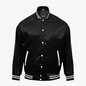 Custom Letterman Jackets Black - Couro Wears