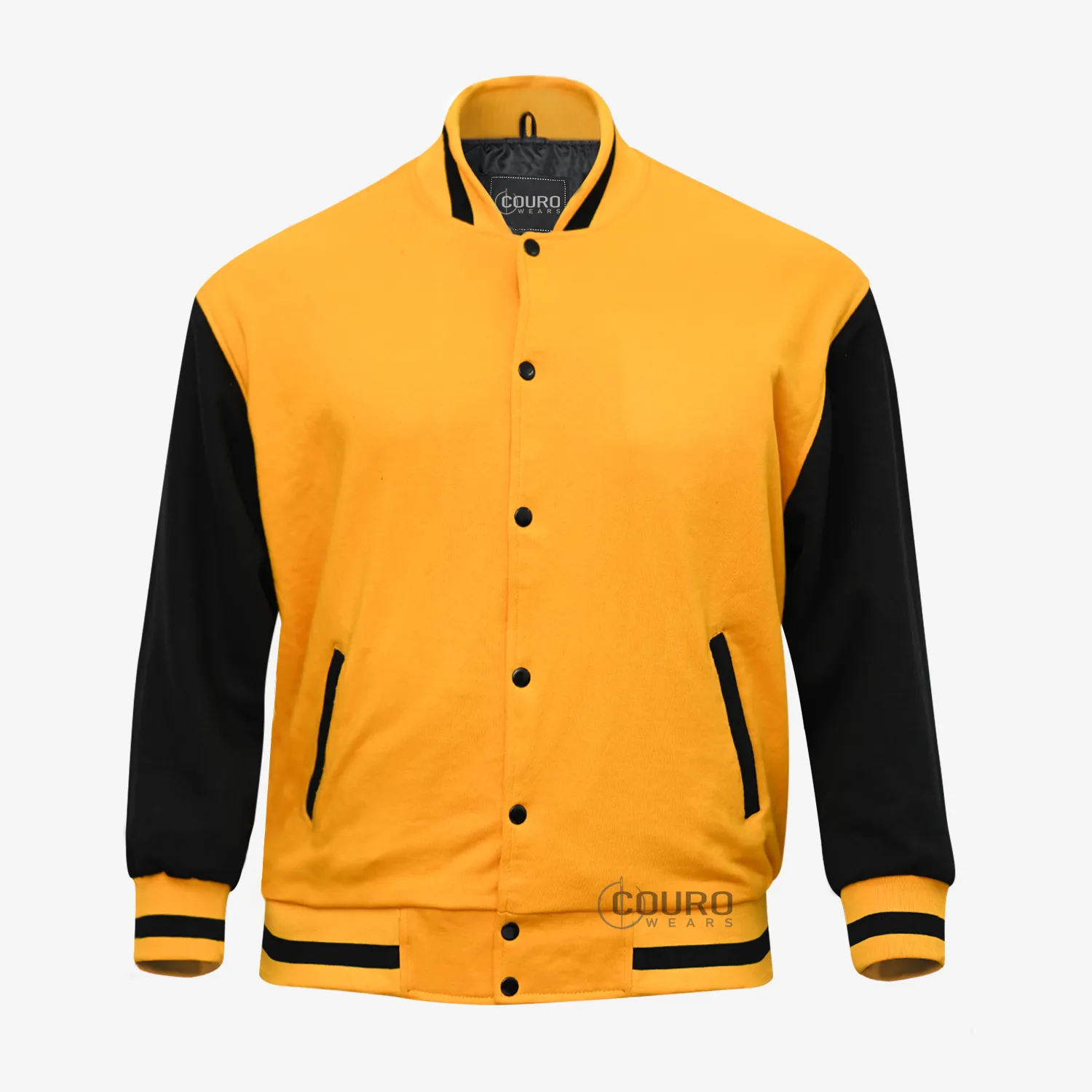 Custom Varsity Jackets Gold - Couro Wears