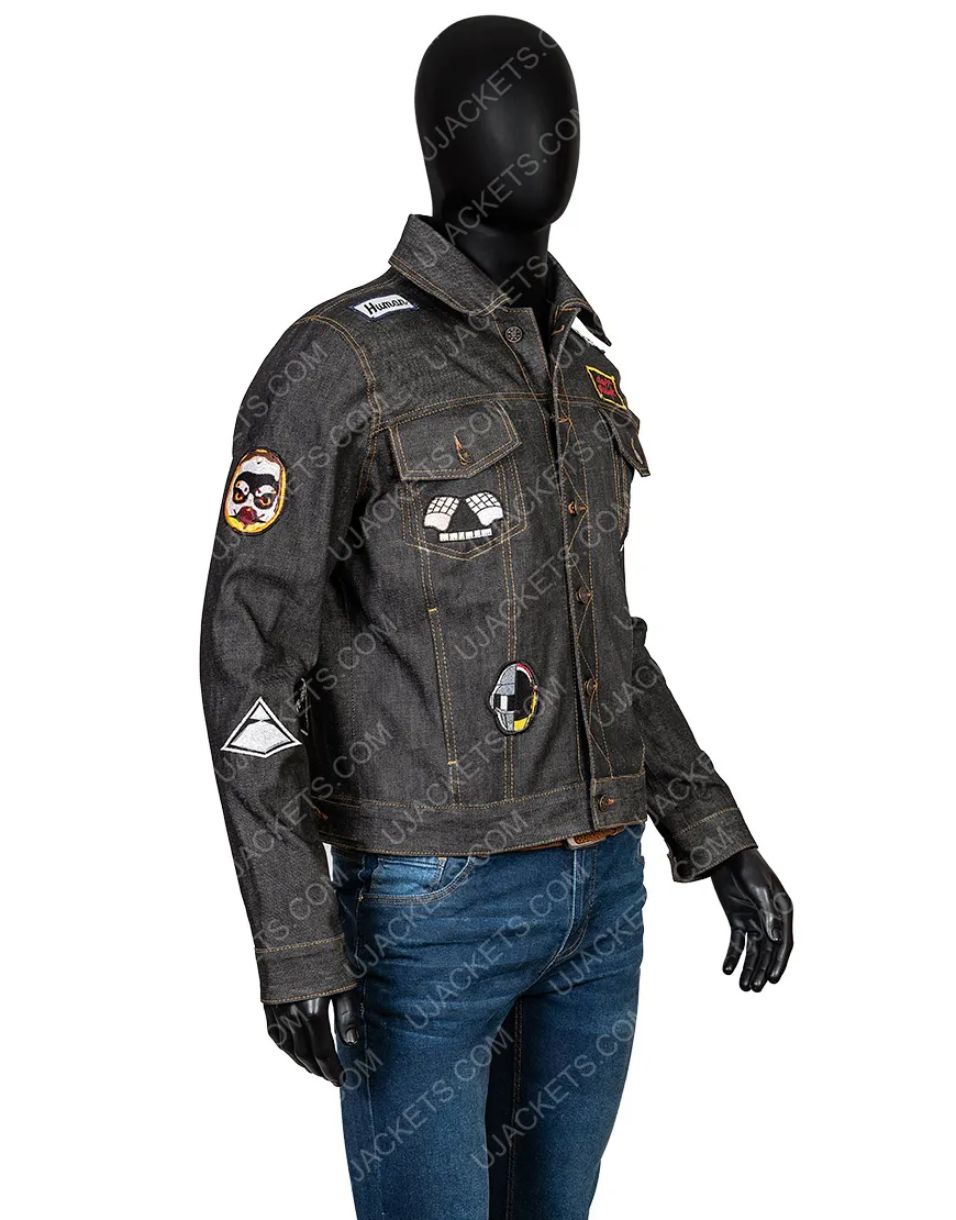 Daft Punk Black Denim Jacket | Men's New Arrival | ujackets.com | 50% Off