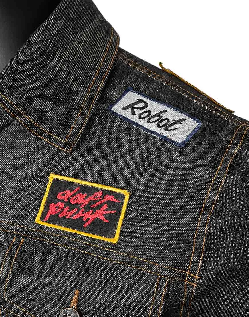 Daft Punk Black Denim Jacket | Men's New Arrival | ujackets.com | 50% Off