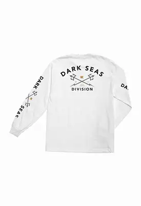 DARK SEAS HEADMASTER L/S TEE - WHITE