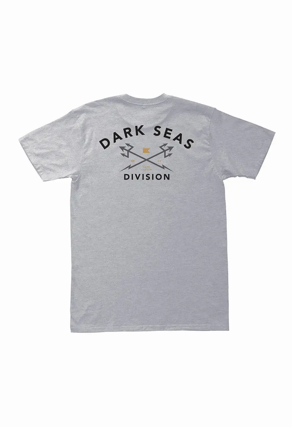 DARK SEAS HEADMASTER S/S TEE - HEATHER GREY