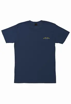 DARK SEAS HEADMASTER S/S TEE - NAVY GOLD