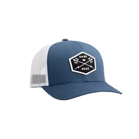 Dark Seas Progress Trucker Cap navy white OS