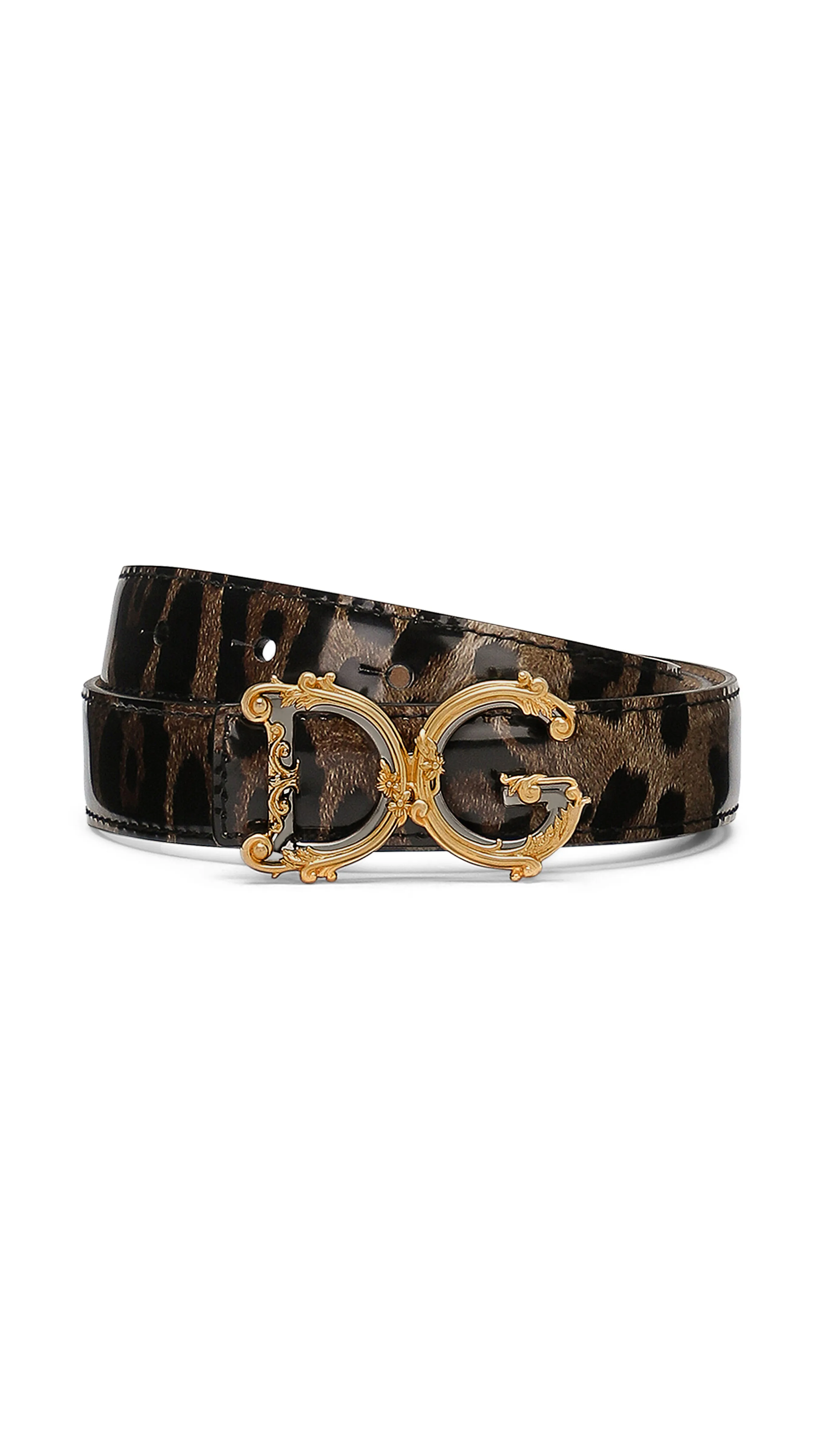 DG Girls Glossy Belt - Leopard