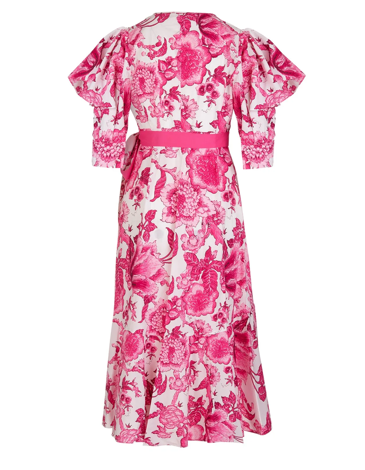 Diane Von Furstenberg Willow Floral Print Midi Dress