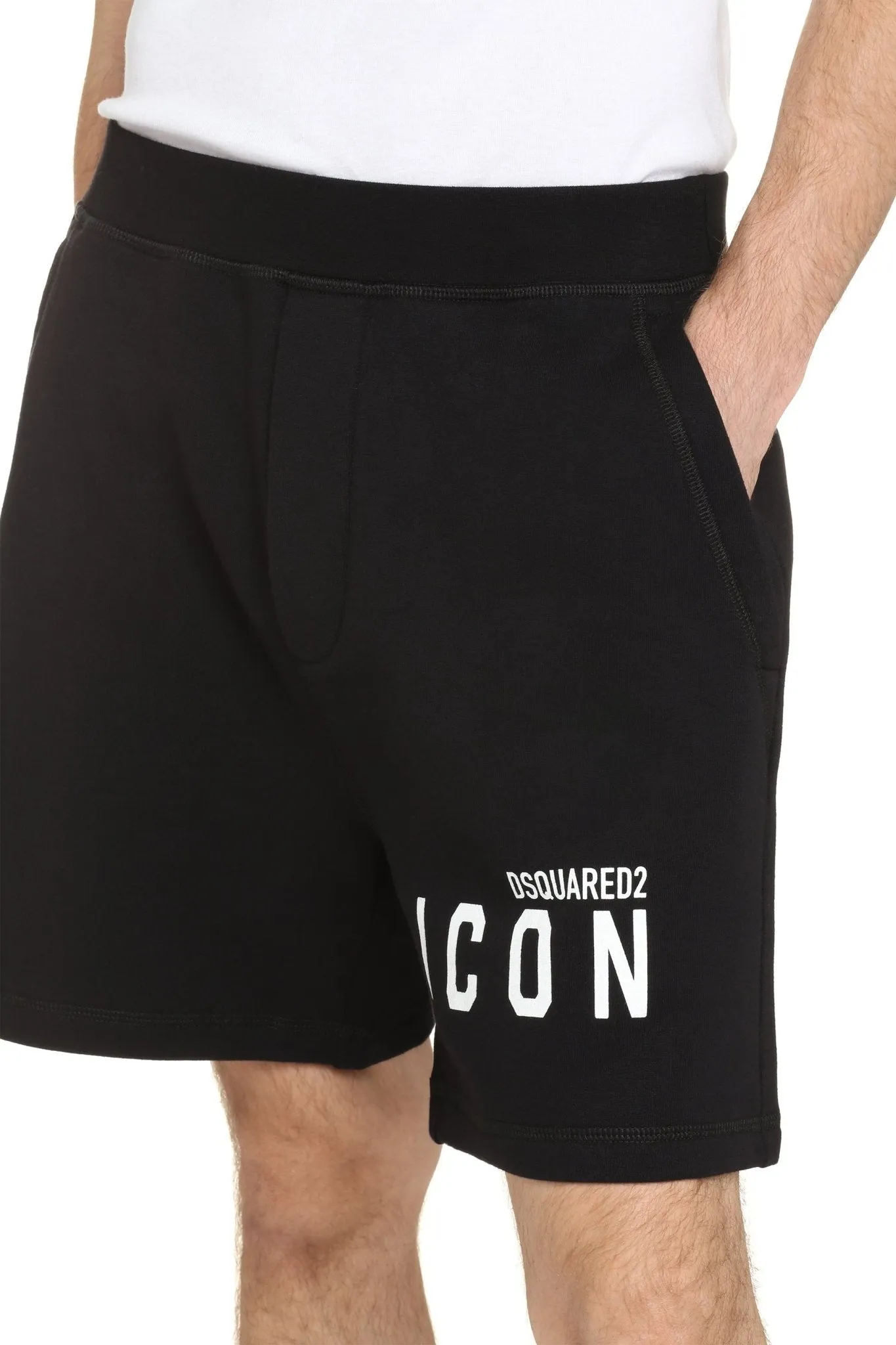 Dsquared2 Short de sport Black White