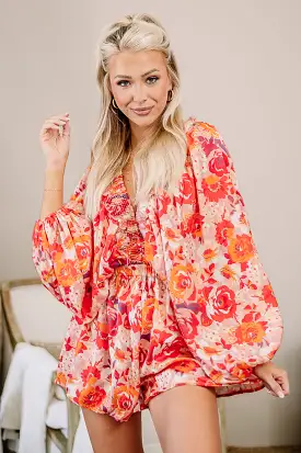 Ease My Mind Floral Romper