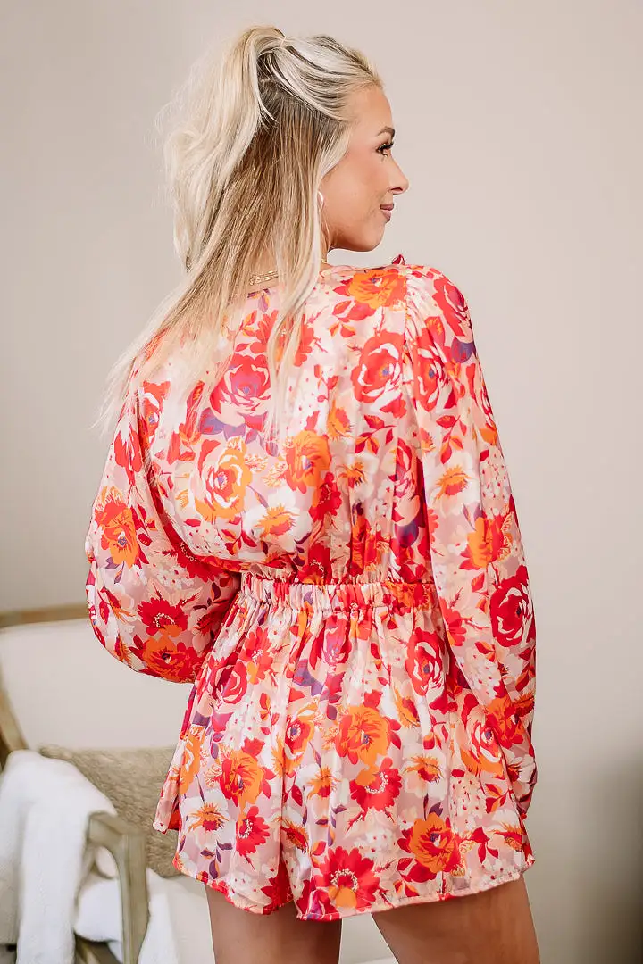 Ease My Mind Floral Romper