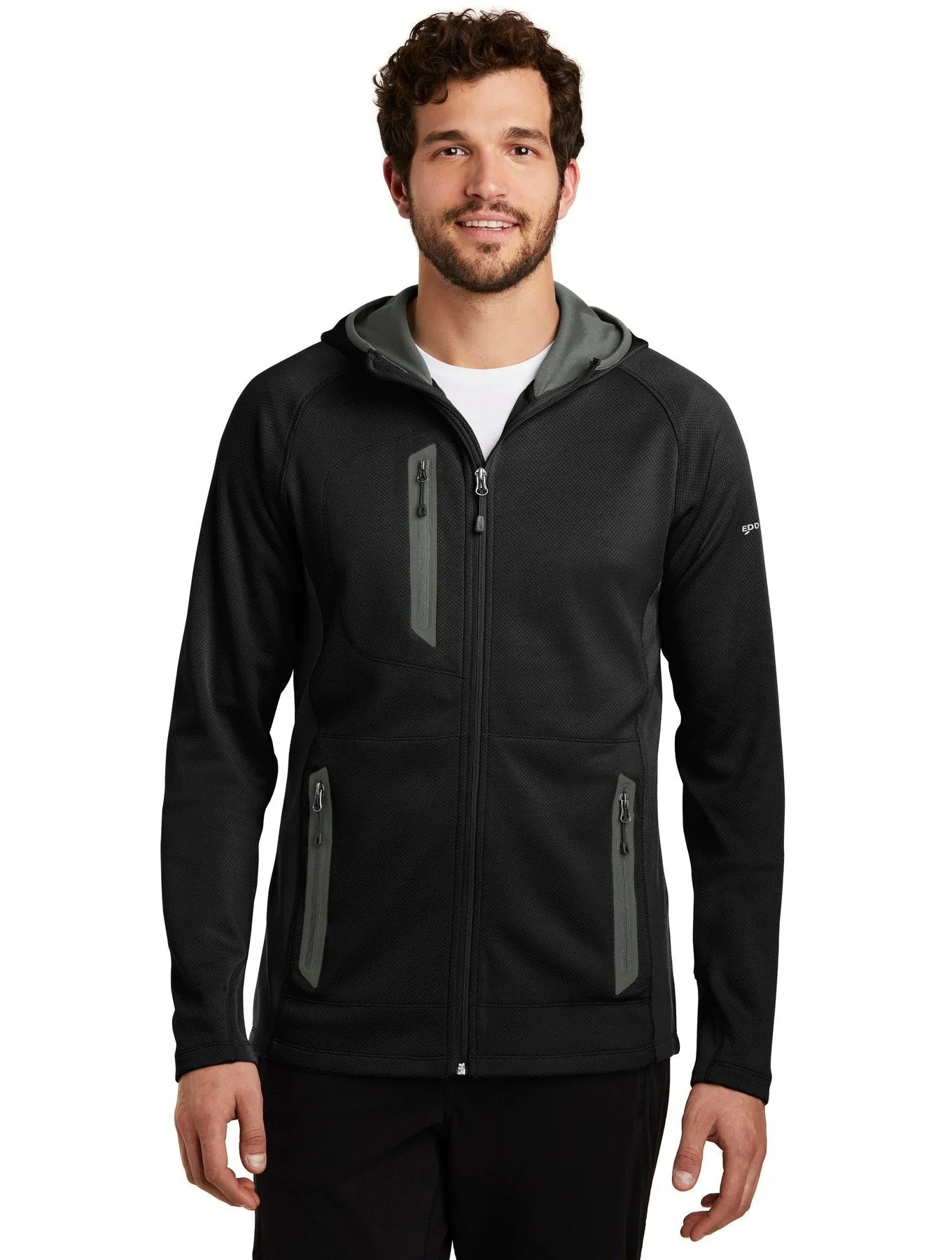 Eddie Bauer Sport Hooded Full-Zip Fleece Jacket